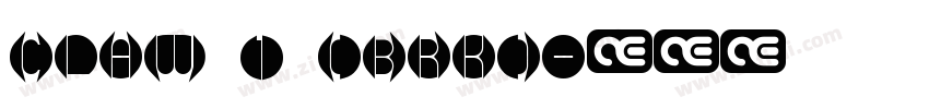 CLAW 1 (BRK)字体转换